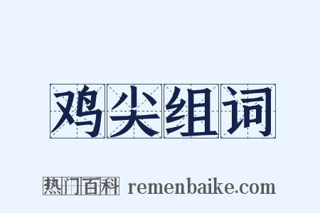 鸡尖组词是什么意思的图片